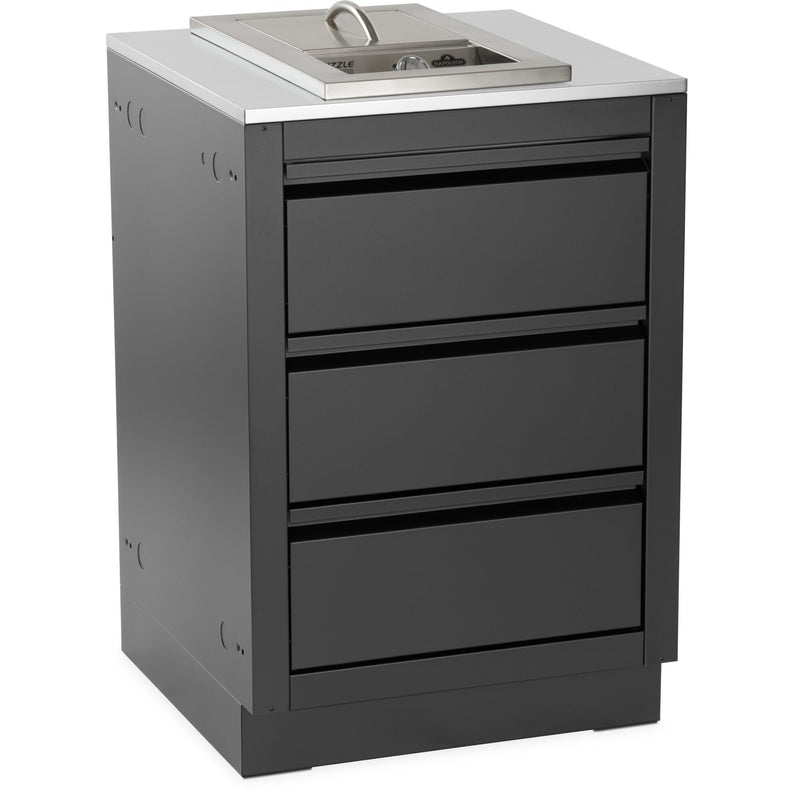 Napoleon Napoleon OASIS 24" x 24" Stainless Steel Countertop with 10" Burner Cutout CT-2424-BIB10 Outdoor Kitchen Countertops 629162161048