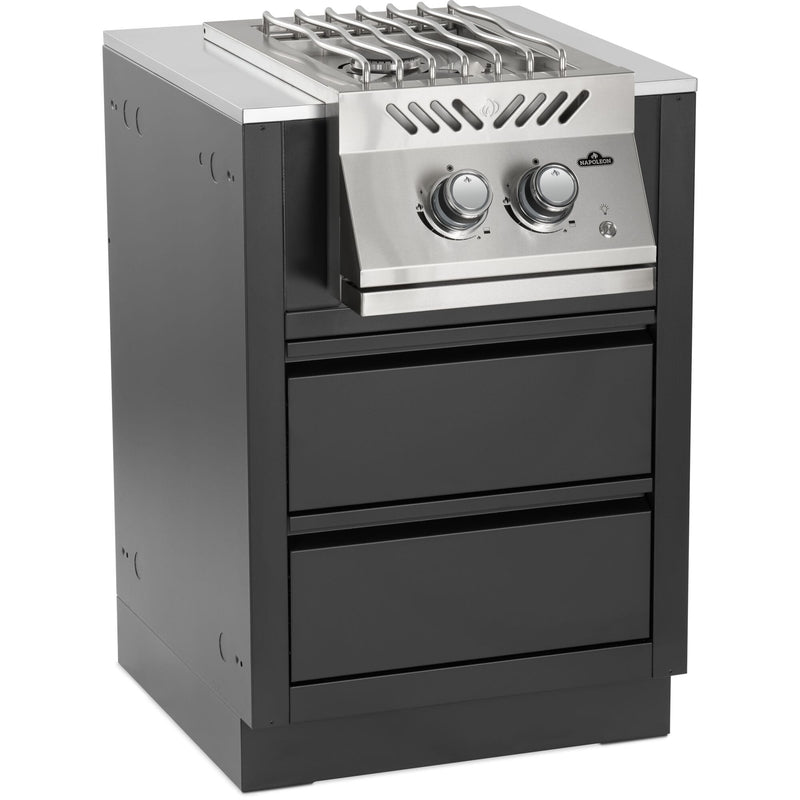Napoleon Napoleon OASIS 24" x 24" Stainless Steel Countertop with 12" Burner Cutout CT-2424-BIB12 Outdoor Kitchen Countertops 629162161079