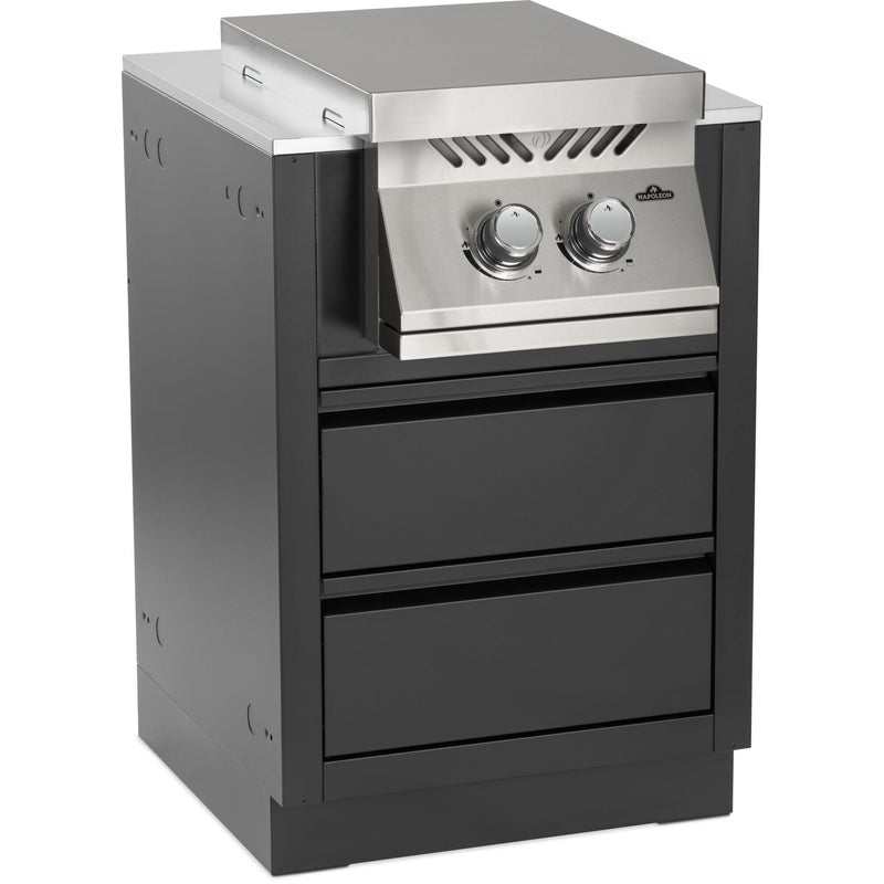 Napoleon Napoleon OASIS 24" x 24" Stainless Steel Countertop with 12" Burner Cutout CT-2424-BIB12 Outdoor Kitchen Countertops 629162161079