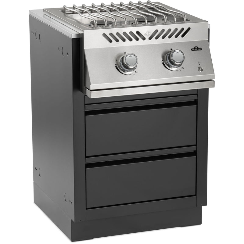 Napoleon Napoleon OASIS 24" x 24" Stainless Steel Countertop with 18" Burner Cutout CT-2424-UGC18 Outdoor Kitchen Countertops 629162161086