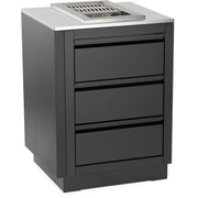 Napoleon Napoleon OASIS 24" x 26" Stainless Steel End Countertop with 10" Burner Cutout CT-2426-BIB10-EP Outdoor Kitchen Countertops 629162161062