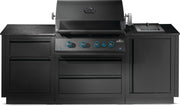 Napoleon Napoleon Oasis 300 Bundle, Built-In 700 Series 32 with Infrared Rear Burner, Matte Black Outdoor Kitchen Pre-Built Bundle