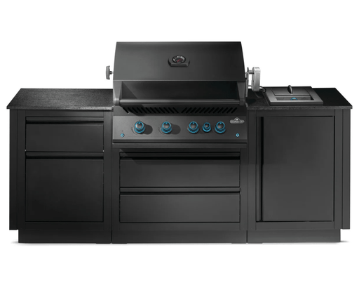 Napoleon Napoleon Oasis 301 Bundle, Built-In 700 Series 32 with Infrared Rear Burner, Matte Black Outdoor Kitchen Pre-Built Bundle