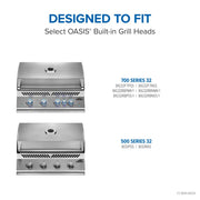 Napoleon Napoleon OASIS 36" x 24" Stainless Steel Countertop for 32" Grill Head CT-3624-UGC32 Outdoor Kitchen Countertops 629162161093