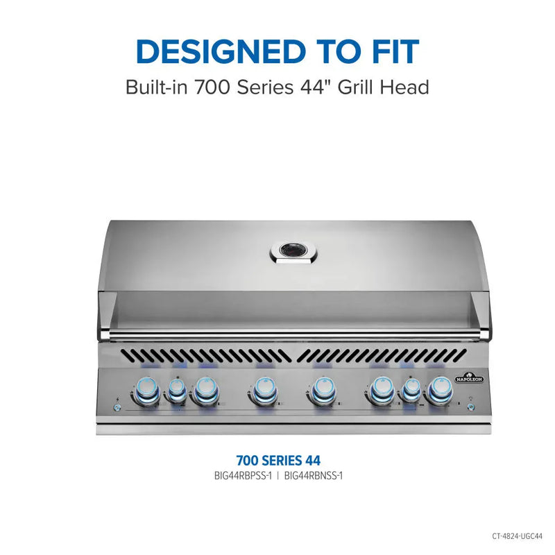 Napoleon Napoleon OASIS 48" x 24" Stainless Steel Countertop for 44" Grill Head CT-4824-UGC44 Outdoor Kitchen Countertops 629162161116