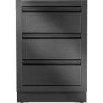 Napoleon Oasis Three Drawer Cabinet, Matte Black