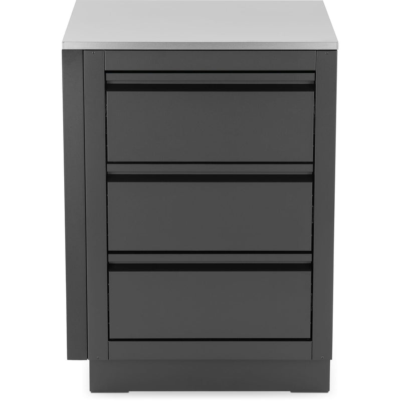 Napoleon Napoleon OASIS Three Drawer Cabinet, Matte Black IM-3DC-MK-1 Outdoor Kitchen Cabinets 629162158925
