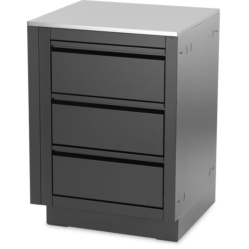 Napoleon Napoleon OASIS Three Drawer Cabinet, Matte Black IM-3DC-MK-1 Outdoor Kitchen Cabinets 629162158925