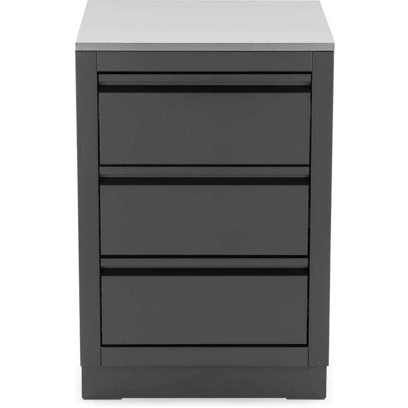 Napoleon Napoleon OASIS Three Drawer Cabinet, Matte Black IM-3DC-MK-1 Outdoor Kitchen Cabinets 629162158925