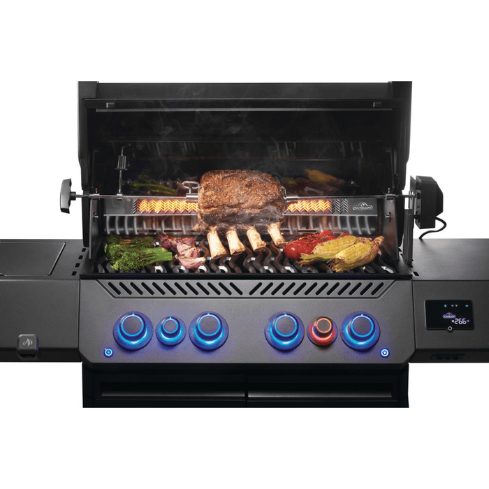 Napoleon Napoleon Phantom Prestige 500 Connected Gas Grill with Infrared Side and Rear Burner Freestanding Gas Grill