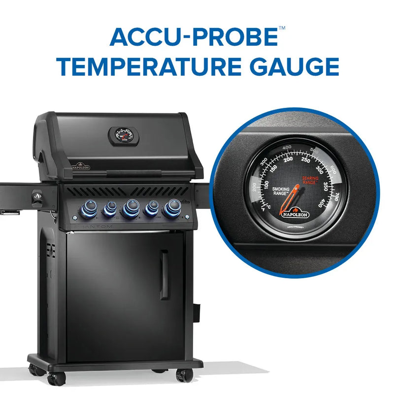 Napoleon Napoleon Phantom Rogue PRO-S 425 RSIB Gas Grill, Matte Black Freestanding Gas Grill