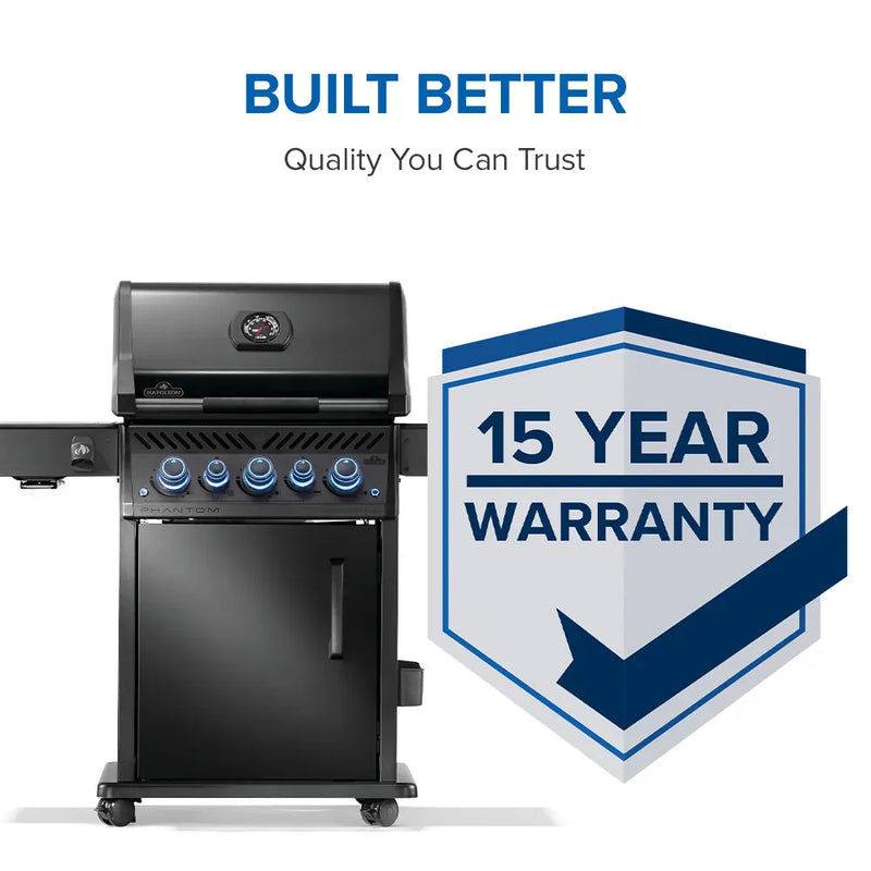 Napoleon Napoleon Phantom Rogue PRO-S 425 RSIB Gas Grill, Matte Black Freestanding Gas Grill
