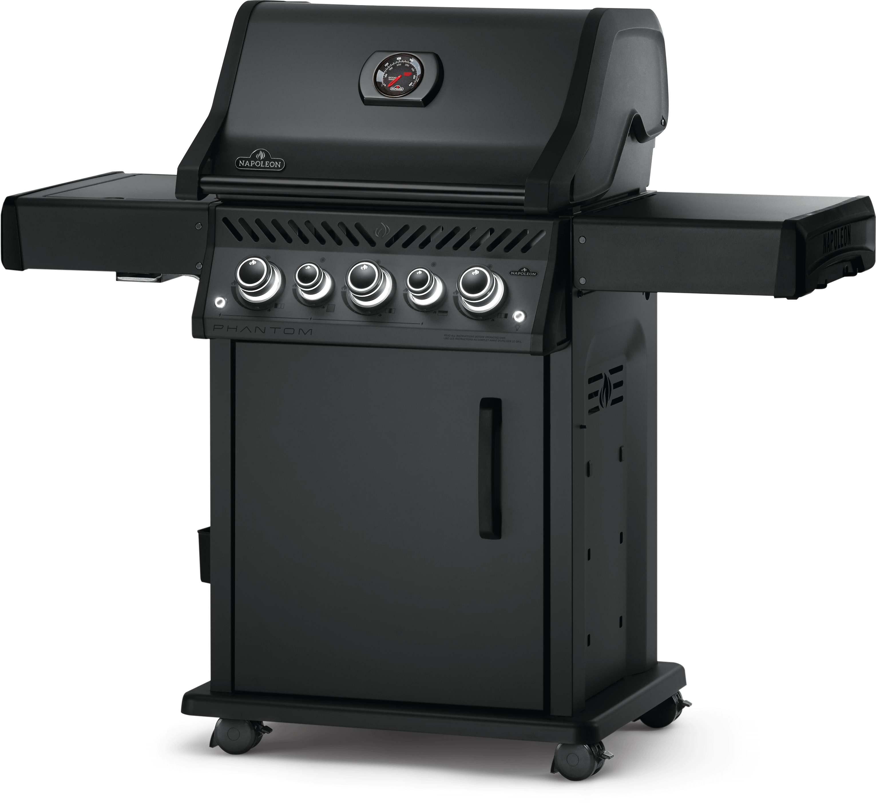 Napoleon Napoleon PHANTOM Rogue SE 425 BBQ with Infrared Side & Rear Burners (Matte Black) Freestanding Gas Grill