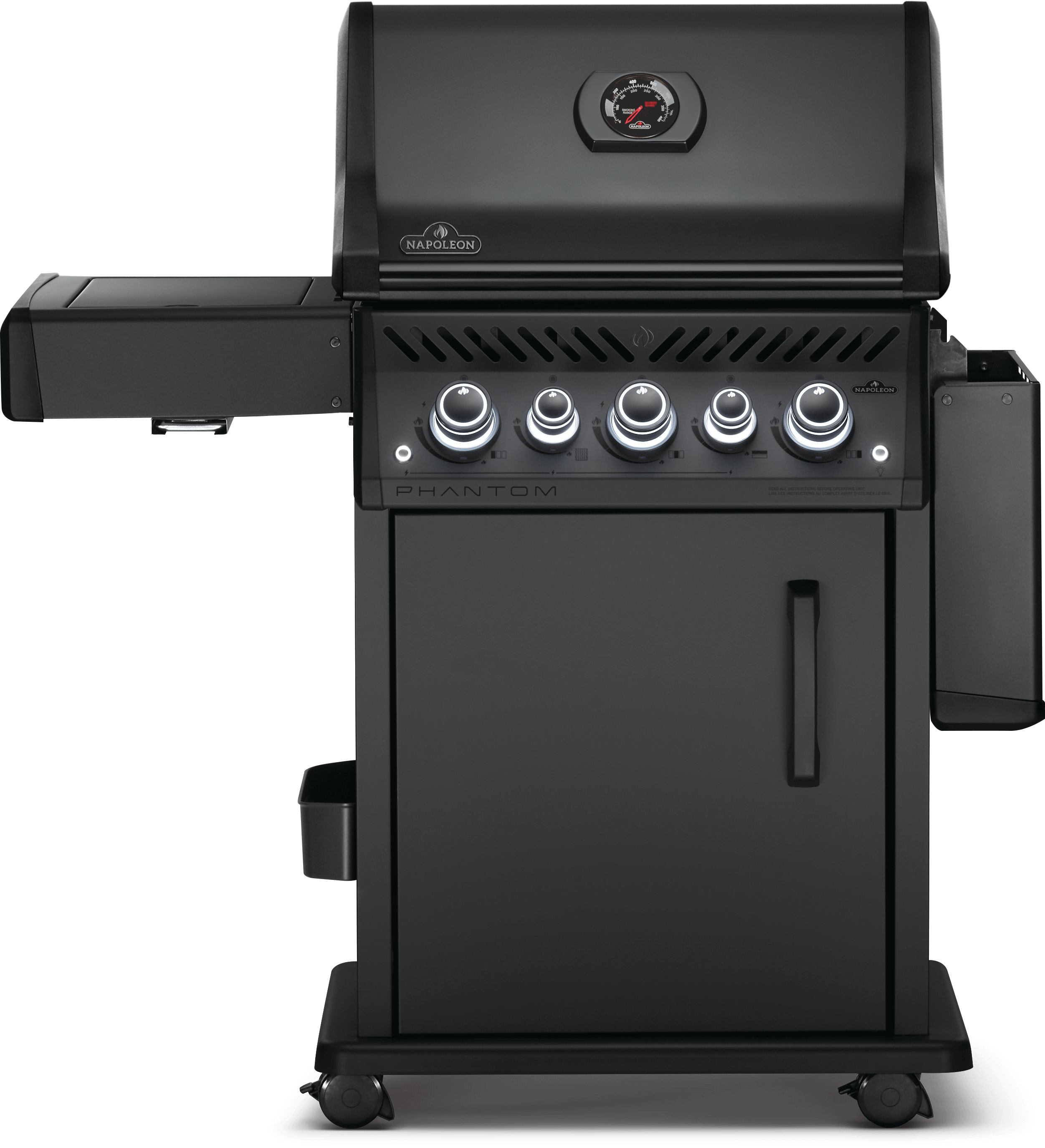 Napoleon Napoleon PHANTOM Rogue SE 425 BBQ with Infrared Side & Rear Burners (Matte Black) Freestanding Gas Grill