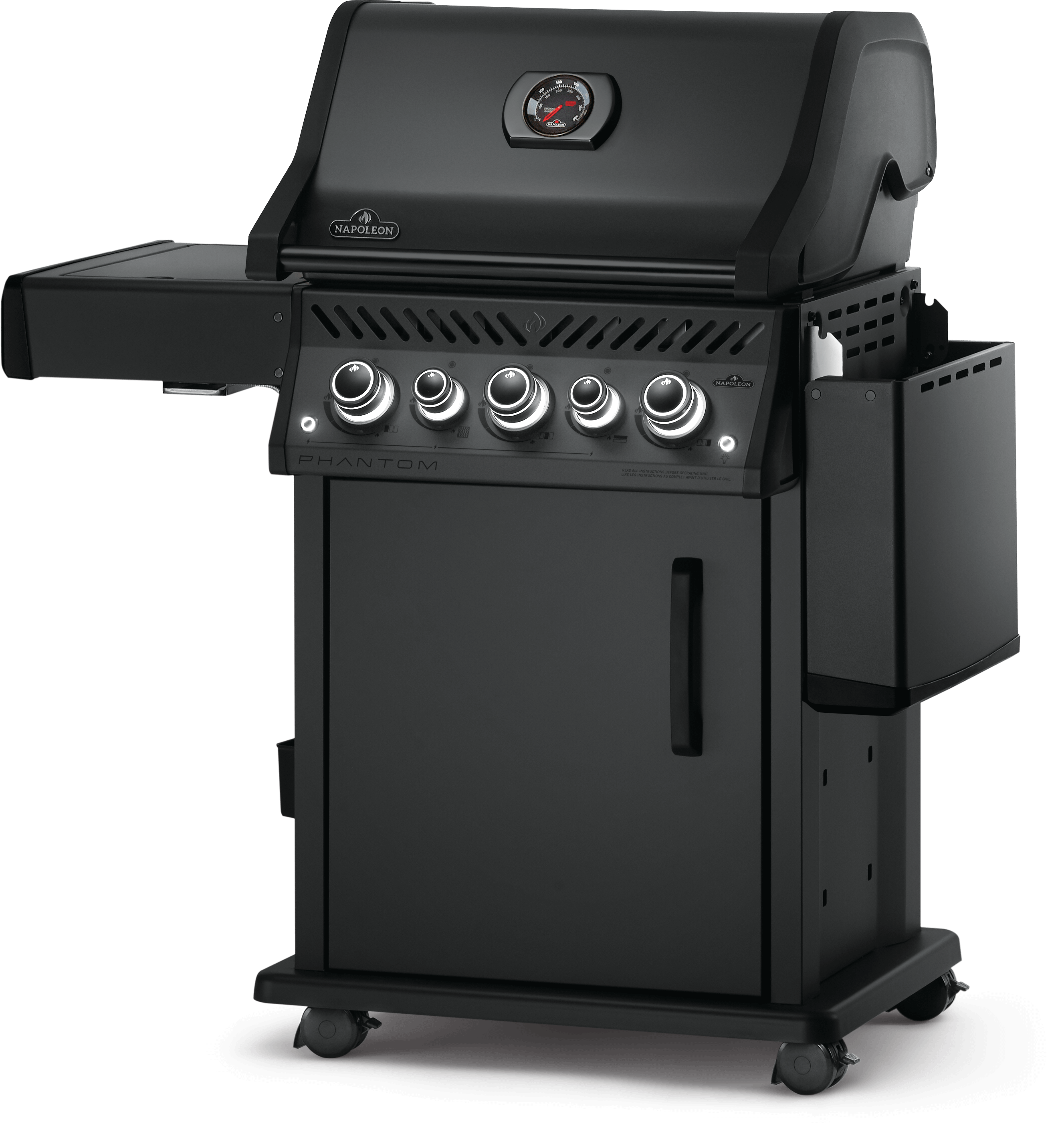 Napoleon Napoleon PHANTOM Rogue SE 425 BBQ with Infrared Side & Rear Burners (Matte Black) Freestanding Gas Grill