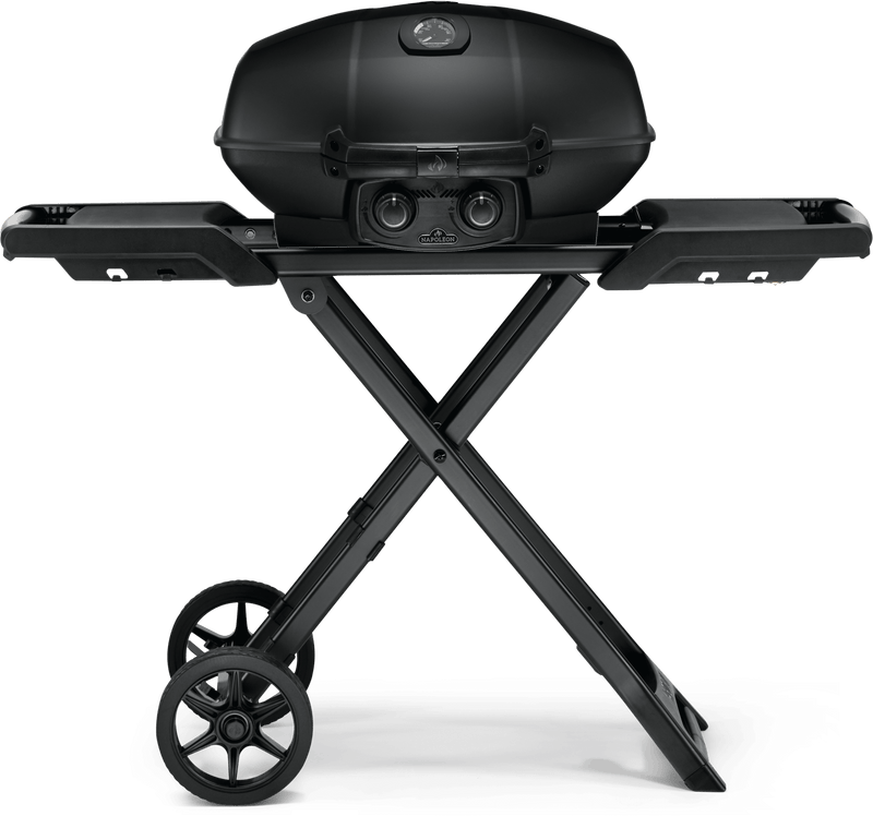 Napoleon Napoleon PHANTOM TravelQ PRO 285 Portable BBQ with Scissor Cart (Matte Black) Propane / Matte Black PRO285X-MK-PHM Portable Gas Grill 629162138361