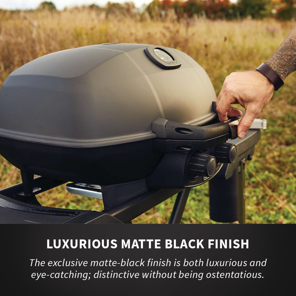 Napoleon Napoleon PHANTOM TravelQ PRO 285 Portable BBQ with Scissor Cart (Matte Black) Propane / Matte Black PRO285X-MK-PHM Portable Gas Grill 629162138361