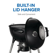 Napoleon Napoleon Premium 18" Charcoal Kettle Grill Charcoal / Black NK18K-LEG-3 Freestanding Charcoal Grill 629162146984