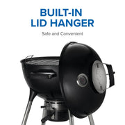 Napoleon Napoleon Premium 22" Charcoal Kettle Grill Charcoal / Black NK22K-LEG-3 Freestanding Charcoal Grill 629162146991