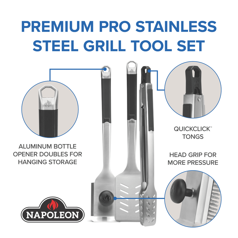 Napoleon Napoleon Premium Grill 3-Piece Tool Set GATL006 Accessory Tool Set