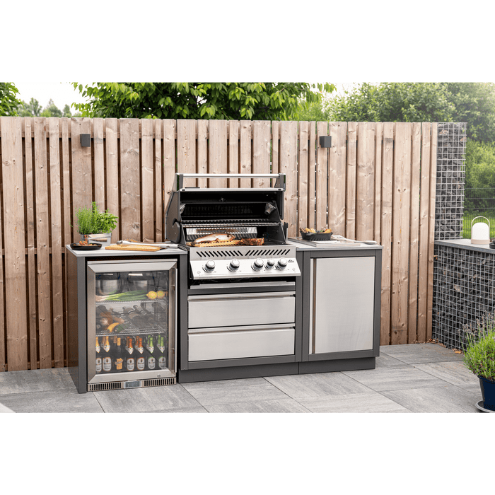 Napoleon Napoleon Prestige 500 Built-In Grill with Infrared Rear Burner BIP500RB-3 Built-in Gas Grill