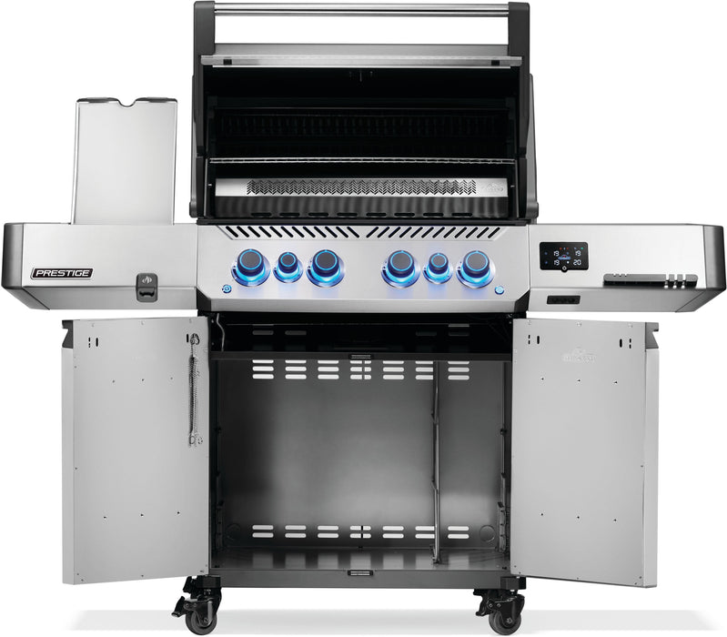 Napoleon Napoleon Prestige 500 Connected Gas Grill with Infrared Side and Rear Burner Freestanding Gas Grill