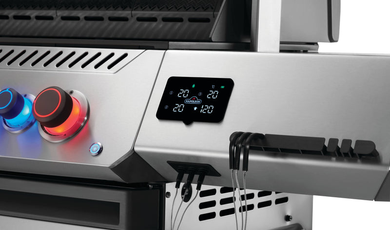 Napoleon Napoleon Prestige 500 Connected Gas Grill with Infrared Side and Rear Burner Freestanding Gas Grill