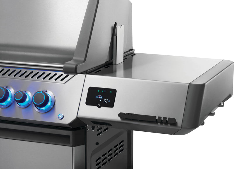 Napoleon Napoleon Prestige 500 Connected Gas Grill with Infrared Side and Rear Burner Freestanding Gas Grill