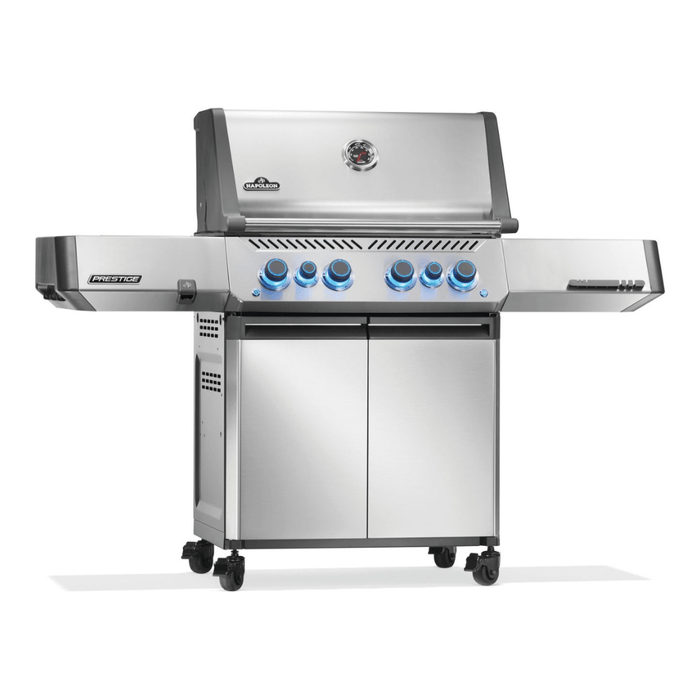 Napoleon Napoleon Prestige 500 Gas Grill with Infrared Side and Rear Burner Freestanding Gas Grill