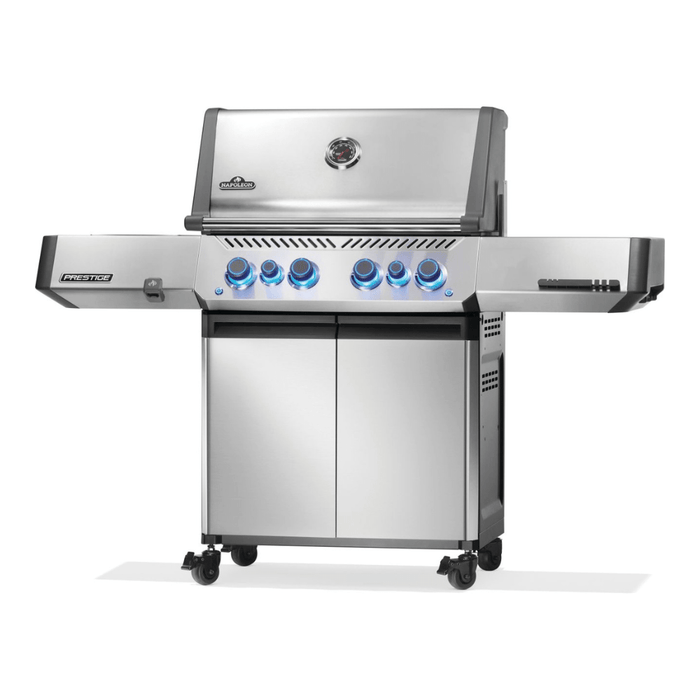 Napoleon Napoleon Prestige 500 Gas Grill with Infrared Side and Rear Burner Freestanding Gas Grill