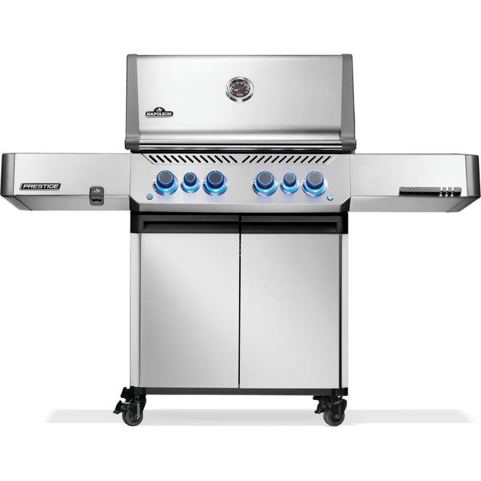 Napoleon Napoleon Prestige 500 Gas Grill with Infrared Side and Rear Burner Freestanding Gas Grill
