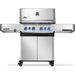Napoleon Napoleon Prestige 500 Gas Grill with Infrared Side and Rear Burner Freestanding Gas Grill
