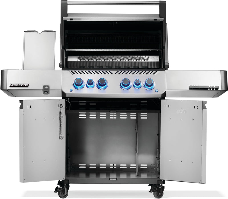 Napoleon Napoleon Prestige 500 Gas Grill with Infrared Side and Rear Burner Freestanding Gas Grill