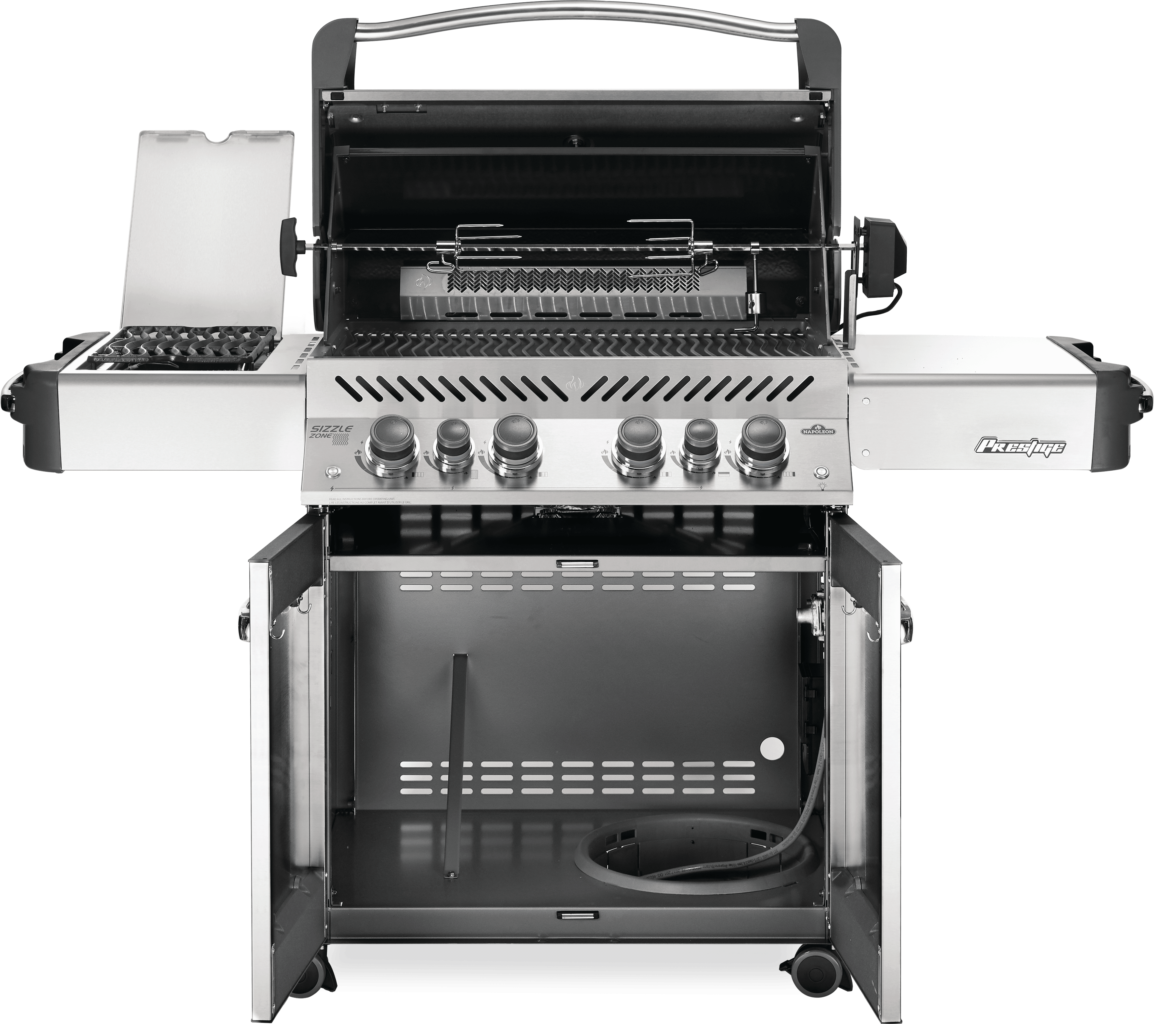 Napoleon Napoleon Prestige 500 RSIB Ambiance Special Edition BBQ with Infrared Side & Rear Burners P500RSIB-3-AMB Freestanding Gas Grill