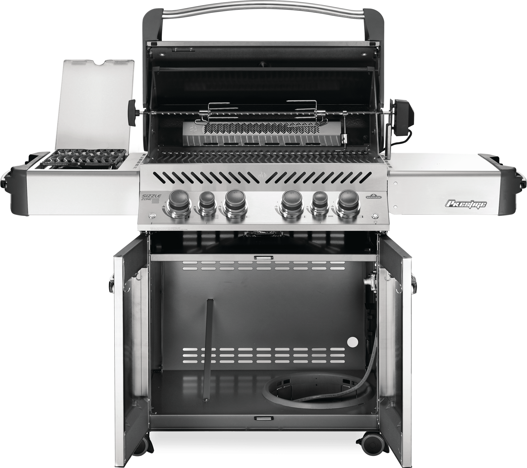 Napoleon Napoleon Prestige 500 RSIB Ambiance Special Edition BBQ with Infrared Side & Rear Burners P500RSIB-3-AMB Freestanding Gas Grill