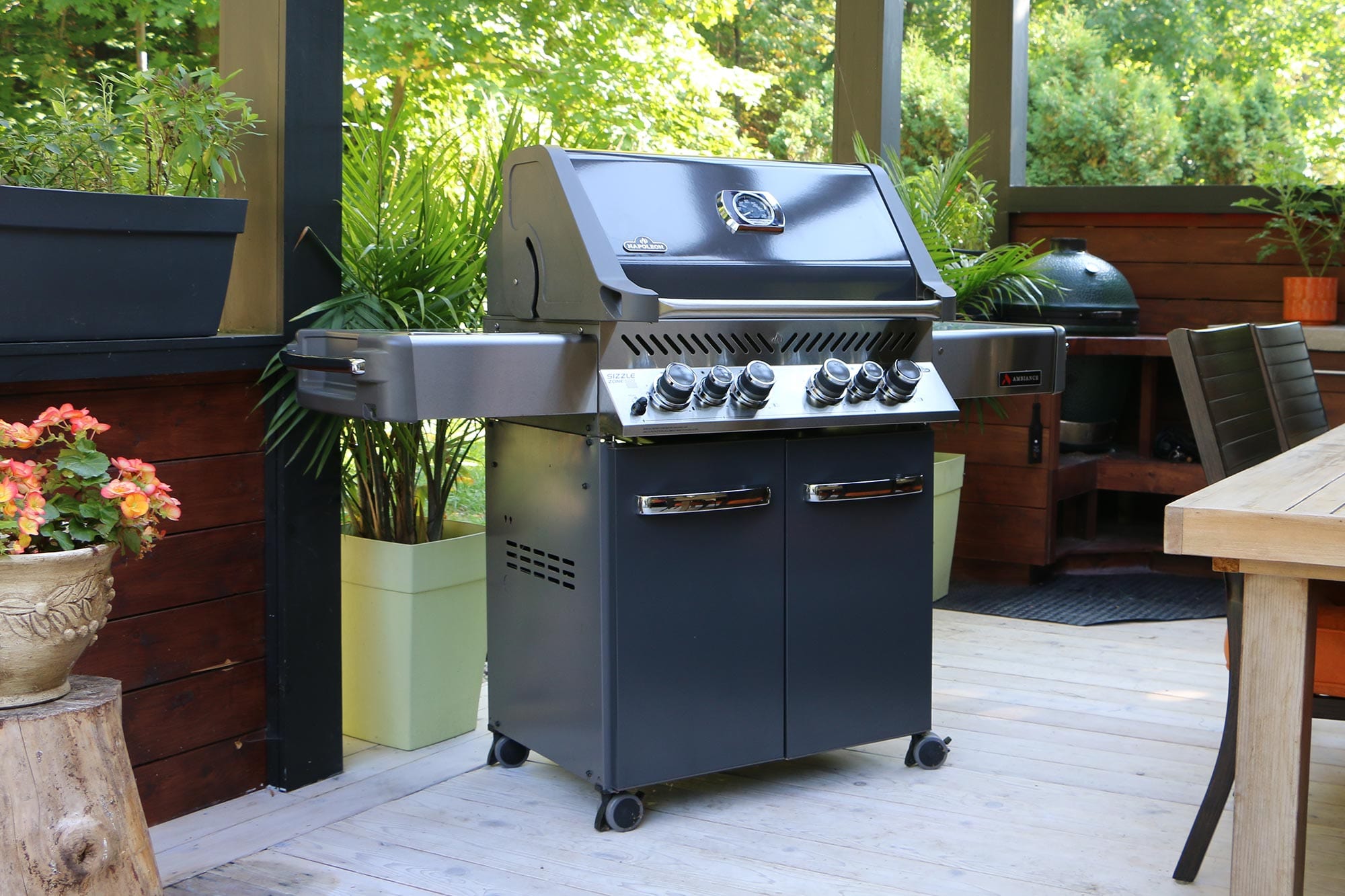 Napoleon Napoleon Prestige 500 RSIB Ambiance Special Edition BBQ with Infrared Side & Rear Burners P500RSIB-3-AMB Freestanding Gas Grill