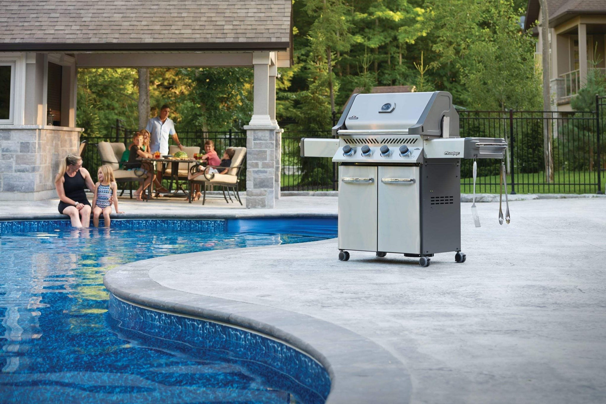 Napoleon Napoleon Prestige 500 RSIB BBQ with Infrared Side & Rear Burners P500RSIB-3 Freestanding Gas Grill