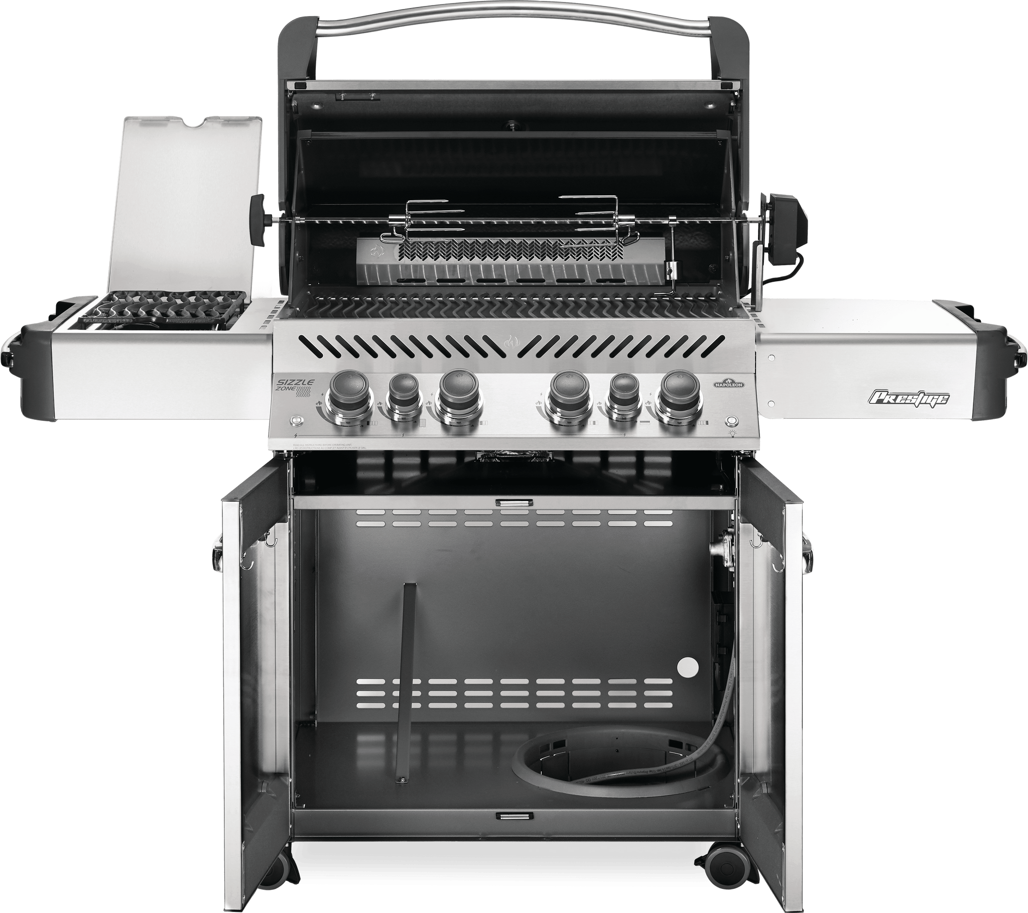 Napoleon Napoleon Prestige 500 RSIB BBQ with Infrared Side & Rear Burners P500RSIB-3 Freestanding Gas Grill