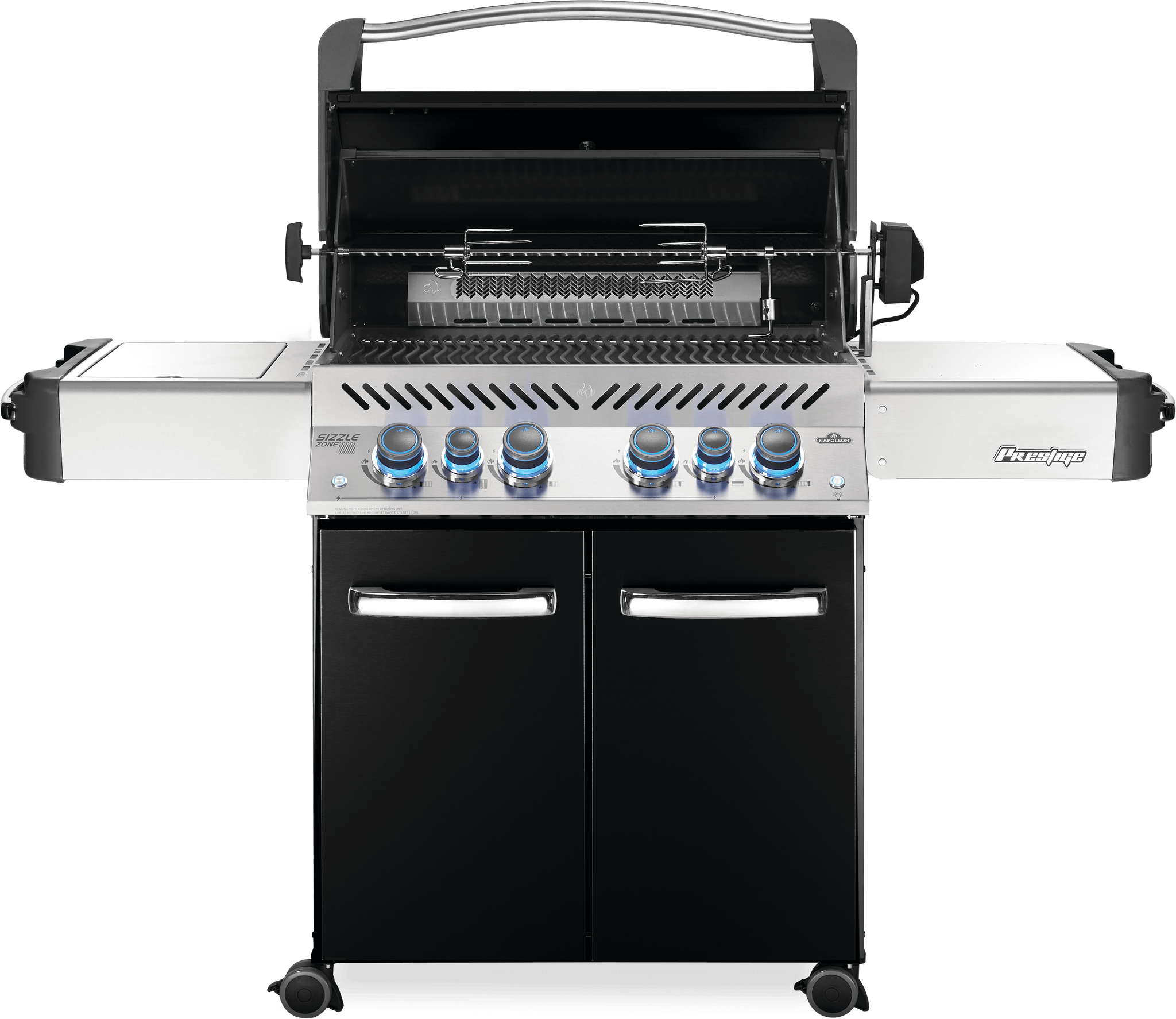 Napoleon Napoleon Prestige 500 RSIB BBQ with Infrared Side & Rear Burners P500RSIB-3 Freestanding Gas Grill