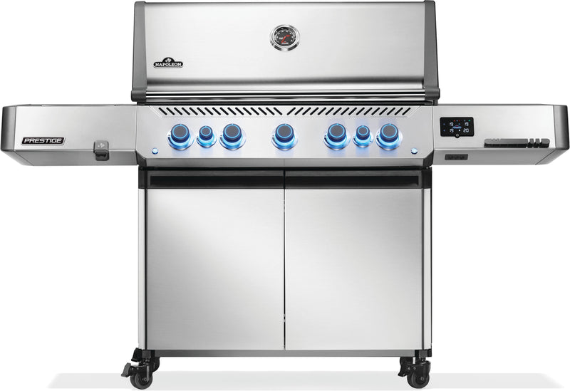 Napoleon Napoleon Prestige 665 Connected Gas Grill with Infrared Side and Rear Burner Freestanding Gas Grill