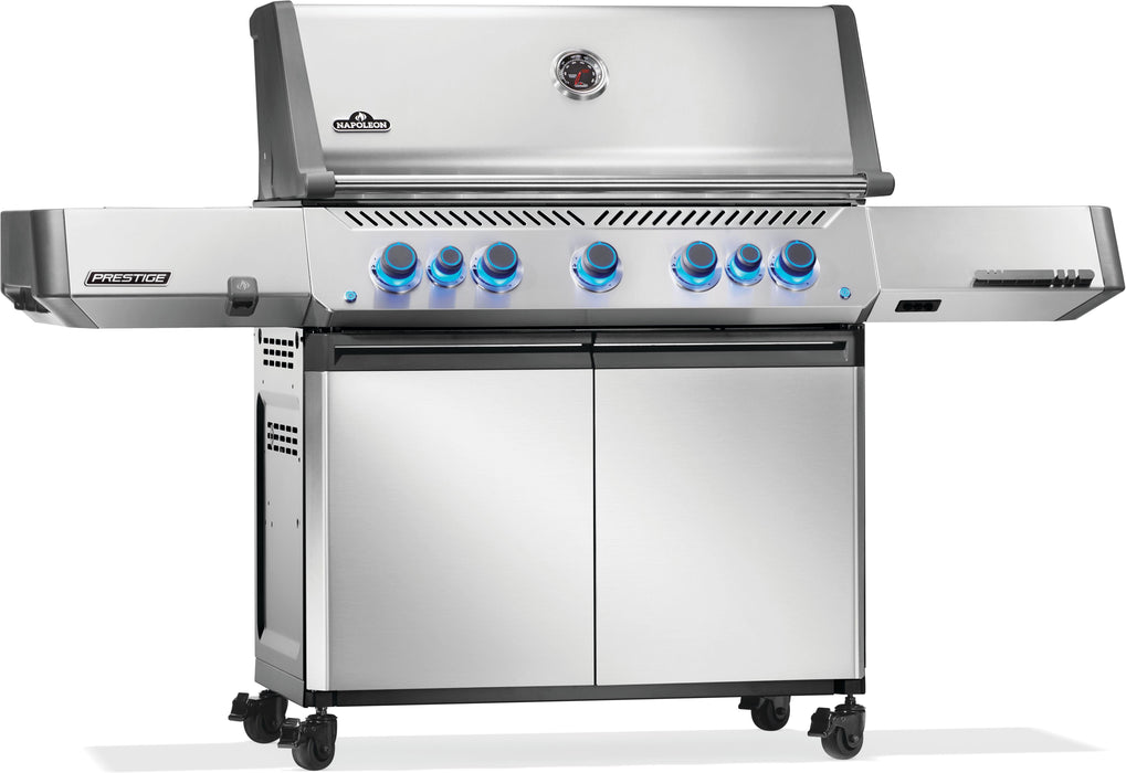 Napoleon Napoleon Prestige 665 Gas Grill with Infrared Side and Rear Burner Freestanding Gas Grill