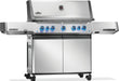 Napoleon Napoleon Prestige 665 Gas Grill with Infrared Side and Rear Burner Freestanding Gas Grill