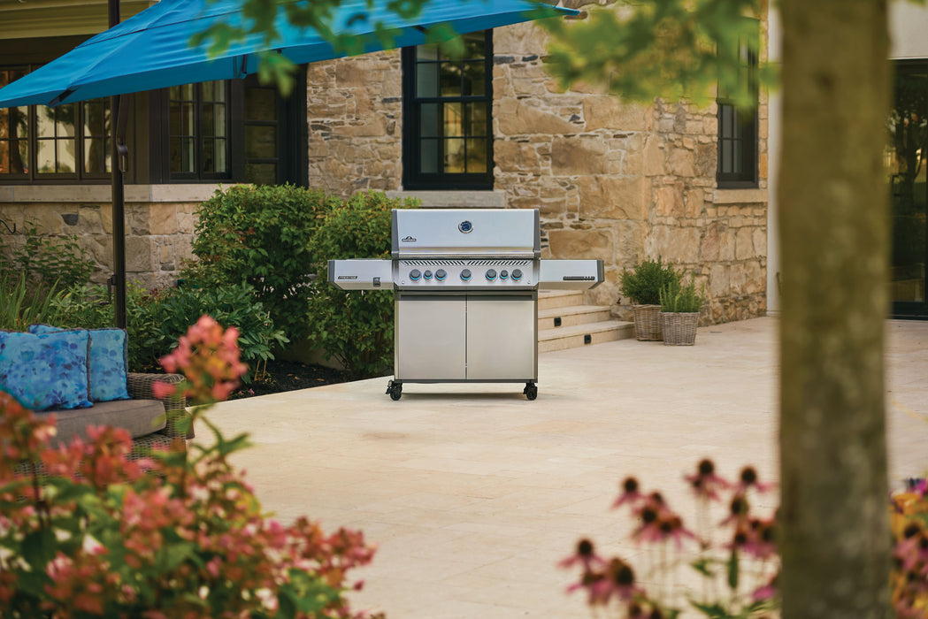 Napoleon Napoleon Prestige 665 Gas Grill with Infrared Side and Rear Burner Freestanding Gas Grill