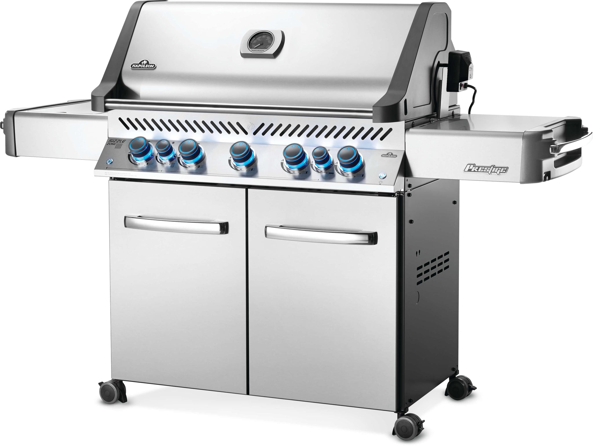 Napoleon Napoleon Prestige 665 RSIB BBQ with Infrared Side & Rear Burners P665RSIB Freestanding Gas Grill