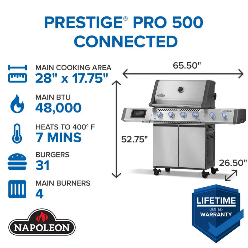 Napoleon Napoleon Prestige PRO 500 Gas Grill Freestanding Gas Grill