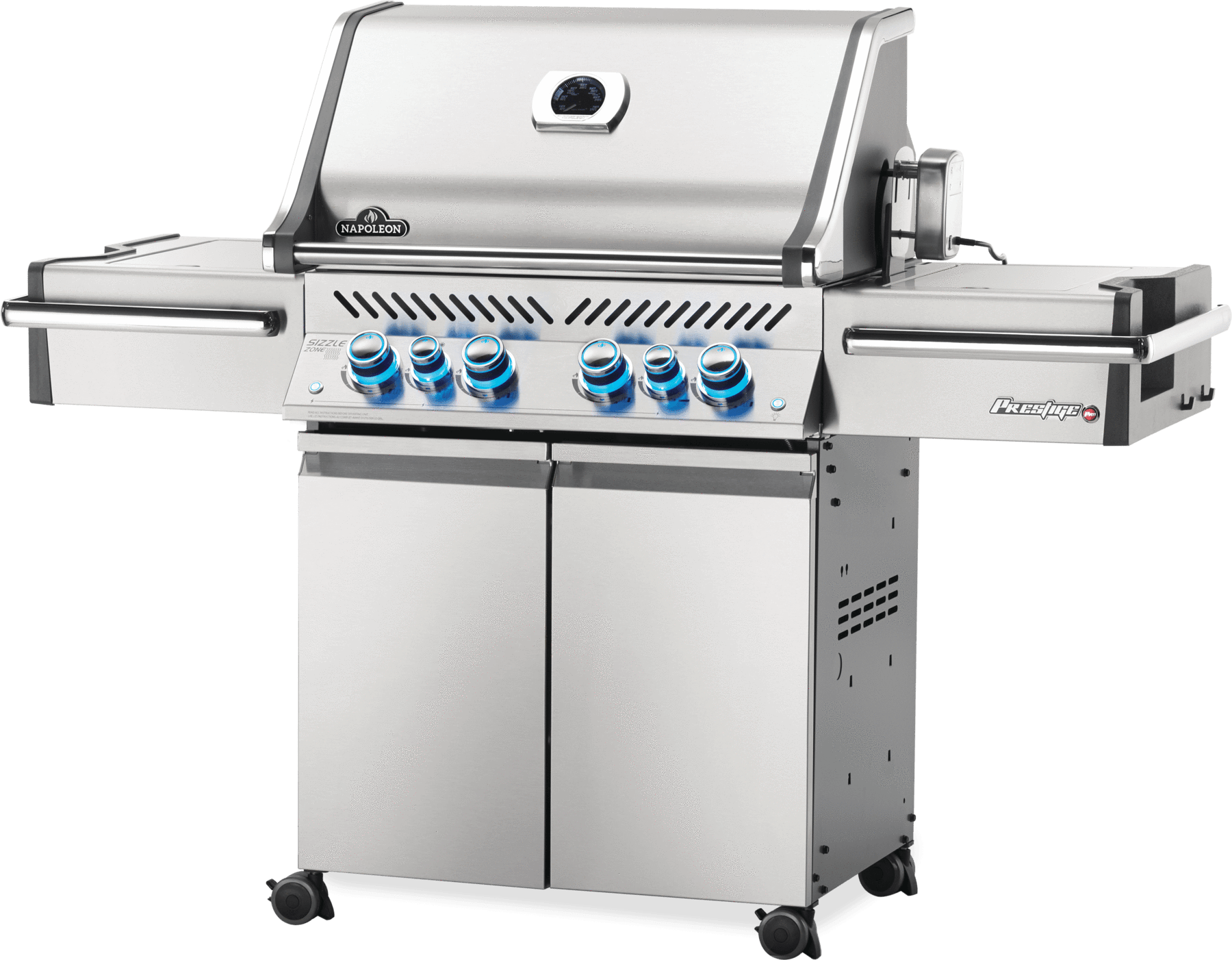 Napoleon Napoleon Prestige PRO 500 RSIB BBQ with Infrared Rear & Side Burners PRO500RSIB-3 Freestanding Gas Grill