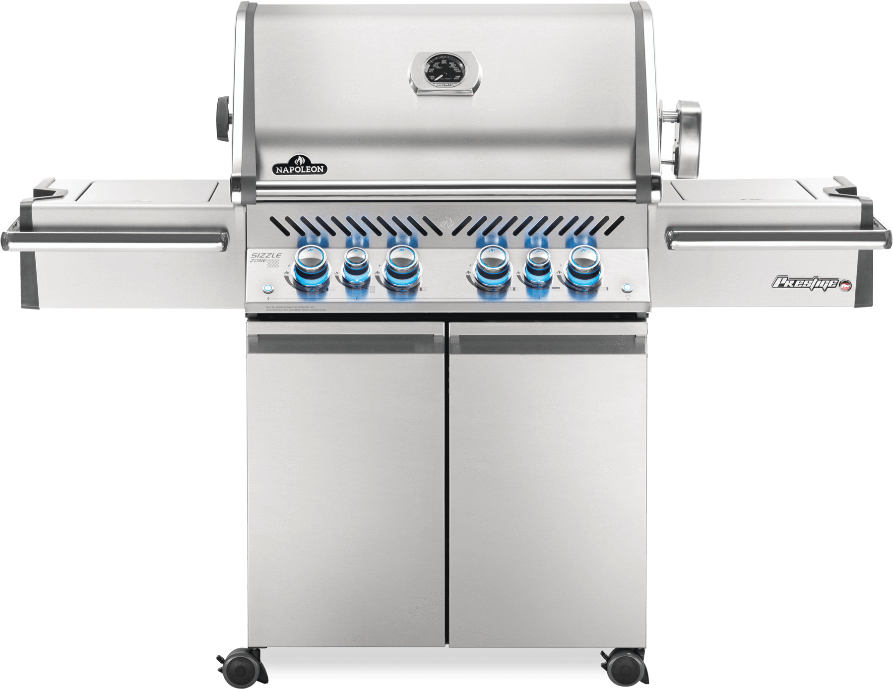 Napoleon Napoleon Prestige PRO 500 RSIB BBQ with Infrared Rear & Side Burners PRO500RSIB-3 Propane / Stainless Steel PRO500RSIBPSS-3 Freestanding Gas Grill 629162132123