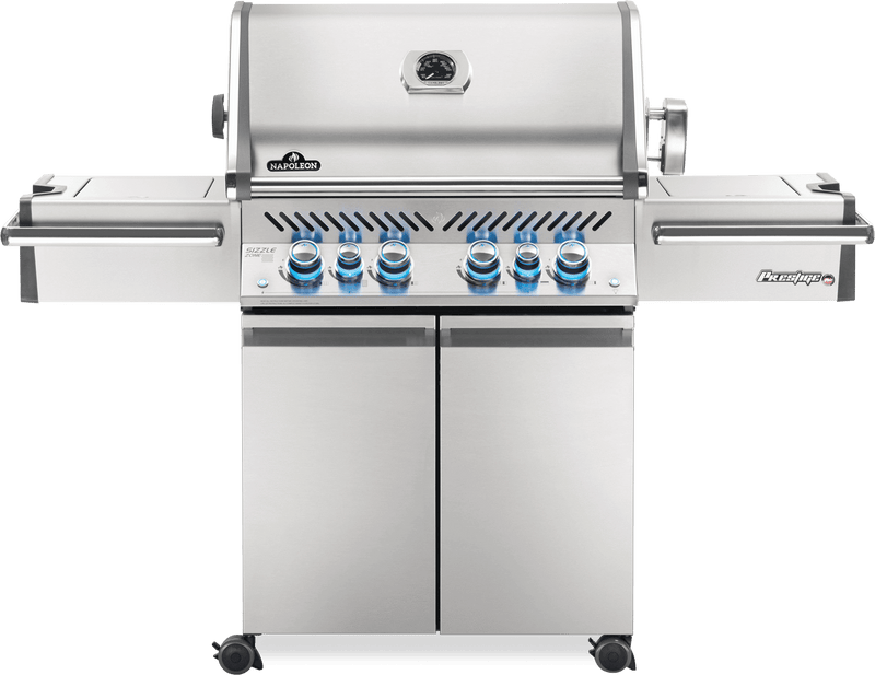 Napoleon Napoleon Prestige PRO 500 RSIB BBQ with Infrared Rear & Side Burners PRO500RSIB-3 Propane / Stainless Steel PRO500RSIBPSS-3 Freestanding Gas Grill 629162132123