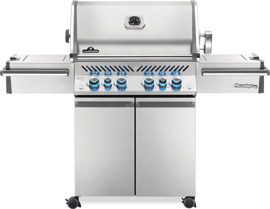 Napoleon Napoleon Prestige PRO 500 RSIB BBQ with Infrared Rear & Side Burners PRO500RSIB-3 Propane / Stainless Steel PRO500RSIBPSS-3 Freestanding Gas Grill 629162132123