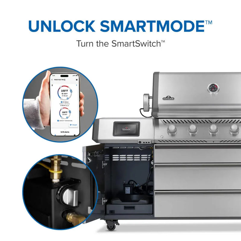 Napoleon Napoleon Prestige PRO 665 Elite Gas Grill Freestanding Gas Grill